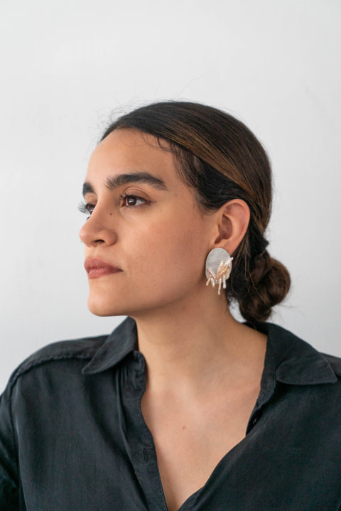 Aretes Amoeba / Amoeba Earrings