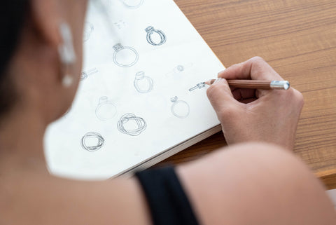 Imagen de bocetos de joyería