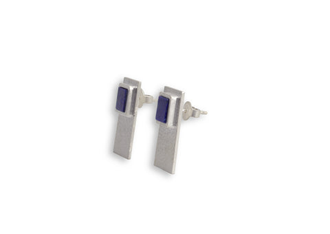 Aretes Ventana Azul